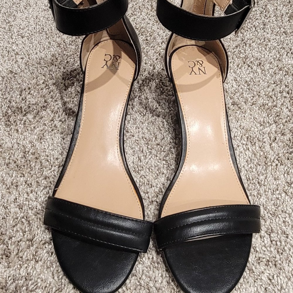 New York and Company Black Wedge